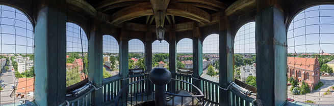 Zamek Książąt Pomorskich - widok z wieży
